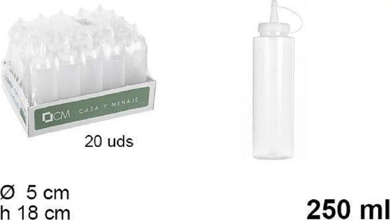 Set 20pz Bottiglie Dosatore Plastica Beccuccio Per Salse Condimenti 250ml 102771 Casa, arredamento e bricolage > Cucina > Dosatori Trade Shop italia - Napoli, Commerciovirtuoso.it