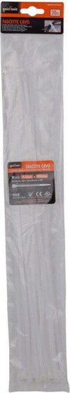 Set 20pz Fascette Cavi Cavo Bianco Stringenti In Plastica Nylon 4.8x400 Mm 92370 Fai da te/Materiale elettrico/Gestione del cavo/Stringicavi Trade Shop italia - Napoli, Commerciovirtuoso.it