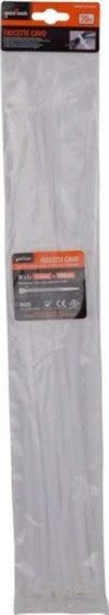 Set-20pz-Fascette-Cavi-Cavo-Bianco-Stringenti-In-Plastica-Nylon-4.8x400-Mm-92370
