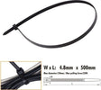 Set 20pz Fascette Cavi Cavo Nero Stringenti In Plastica Nylon 4.8 X 500 Mm 92387 Fai da te/Materiale elettrico/Gestione del cavo/Stringicavi Trade Shop italia - Napoli, Commerciovirtuoso.it