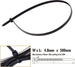 Set 20pz Fascette Cavi Cavo Nero Stringenti In Plastica Nylon 4.8 X 500 Mm 92387 Fai da te/Materiale elettrico/Gestione del cavo/Stringicavi Trade Shop italia - Napoli, Commerciovirtuoso.it