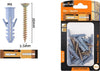 Set 22 Pezzi Viti Vite 3.5x30 Mm + Tasselli Con Alette Tassello M6 Fischer 57206 Fai da te/Ferramenta/Chiodi viti ed elementi di fissaggio/Kit di bulloni e dadi Trade Shop italia - Napoli, Commerciovirtuoso.it