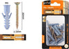 Set-22-Pezzi-Viti-Vite-3.5x30-Mm-+-Tasselli-Con-Alette-Tassello-M6-Fischer-57206
