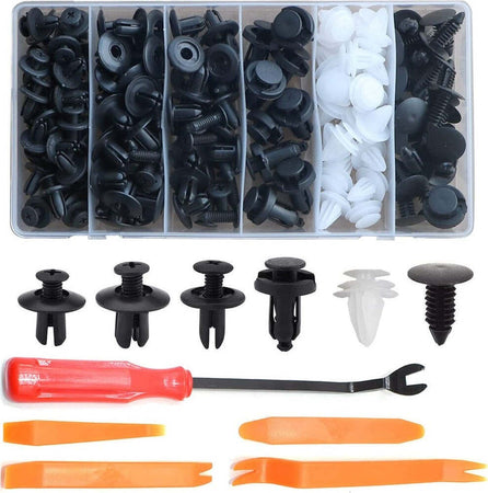 Set 229pz Clip Di Fissaggio Auto Rivetti Plastica Strumento Rimozione Pannello Auto e Moto/Parti per auto/Allestimenti interni/Dadi e bulloni Trade Shop italia - Napoli, Commerciovirtuoso.it