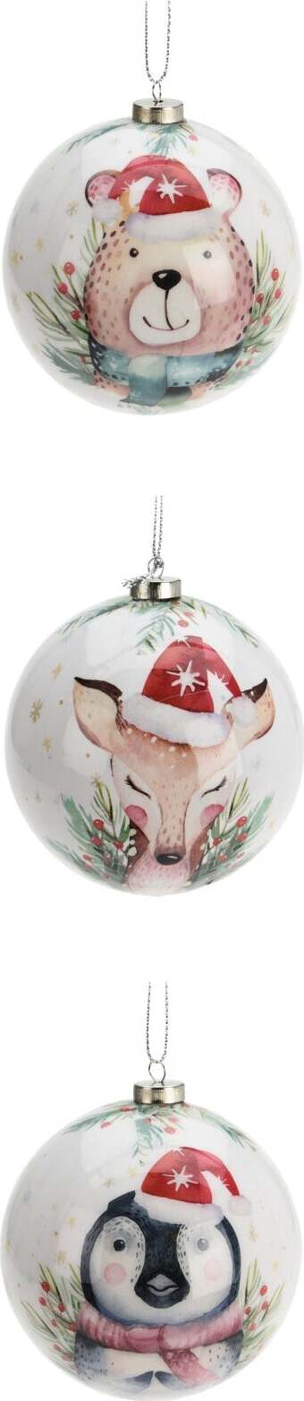 Set 24 Palline per albero di natale in carta Bianca con Disegni natalizi Ø 10 cm Casa e cucina/Decorazioni per interni/Addobbi e decorazioni per ricorrenze/Decorazioni natalizie/Addobbi e decorazioni/Palle e palline MagiediNatale.it - Altamura, Commerciovirtuoso.it