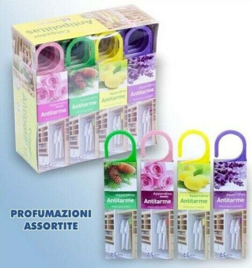 Set 24 Pezzi Anti Tarme Profumato Con Gancio Deodorante Varie Fragranze Casa e cucina/Decorazioni per interni/Profumazione ambiente/Sacchetti profumati Trade Shop italia - Napoli, Commerciovirtuoso.it