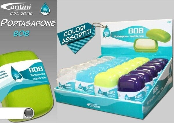 Set-24-Pezzi-Portasapone-Bob-Contenitore-Plastica-Sapone-Colorato