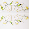 Set 24 Pezzi Stuzzicadenti Champagne Brindisi Cupcake Per Festa Aperitivo Snack Casa, arredamento e bricolage > Prodotti per Feste Trade Shop italia - Napoli, Commerciovirtuoso.it