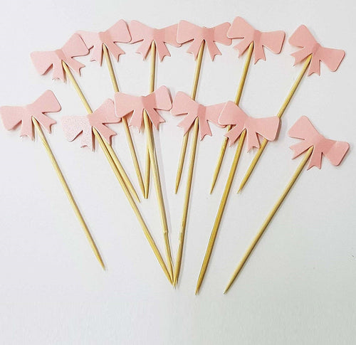 Set 24 Pezzi Stuzzicadenti Fiocco Rosa Per Cupcake Per Festa Aperitivo Snack Casa, arredamento e bricolage > Prodotti per Feste Trade Shop italia - Napoli, Commerciovirtuoso.it