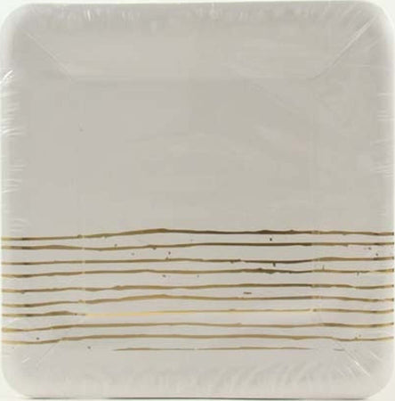 SET 24 PIATTI CARTA QUADRATO STRIPES 24 CM BIANCO E ORO USA GETTA FESTE PARTY Casa e cucina/Hobby creativi/Materiali per hobby creativi/Forniture per feste/Articoli per feste e compleanni per bambini/Stoviglie Trade Shop italia - Napoli, Commerciovirtuoso.it