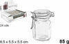 Set-24-Pz-Barattolo-Ottagonale-Vasetto-Con-Tappo-Porta-Spezie-Vetro-85g-100827