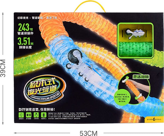 Set 243 Pezzi Pista Luminosa Led Ad Anello A 360? Carri A Binario Auto Q-wj668 Giochi e giocattoli/Veicoli/Slot car piste da corsa e accessori/Piste da corsa Trade Shop italia - Napoli, Commerciovirtuoso.it
