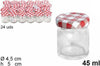 Set 24pz Contenitore Barattolo Tondo Vetro Con Coperchio Barattolini 45ml 103216 Casa, arredamento e bricolage > Cucina > Barattoli e Contenitori Trade Shop italia - Napoli, Commerciovirtuoso.it