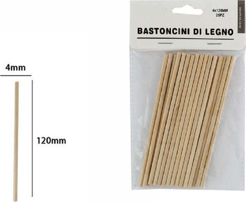 Set 25 Bastoncini In Legno Lavoretti Attivit? Creative Stecchette 4x120mm 53862a Giocattoli e infanzia > Scuola > Cancelleria Trade Shop italia - Napoli, Commerciovirtuoso.it