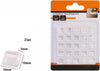Set-25-Gommini-Adesivi-Protezione-Pavimenti-Trasparenti-Quadrati-10x10x3mm-66091