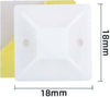 Set 25 Pezzi Basi Passante Per Fissaggio Fascette Supporto Adesivo 18x18mm 57188 Fai da te/Materiale elettrico/Gestione del cavo/Stringicavi Trade Shop italia - Napoli, Commerciovirtuoso.it