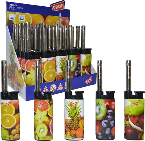 Set 25 Pz Accendigas Accendi Gas A Fiamma Canna Corta Mini Prof Fruits 40411641 Casa, arredamento e bricolage > Hobby e collezionismo > Articoli per Fumatori > Accendini Trade Shop italia - Napoli, Commerciovirtuoso.it