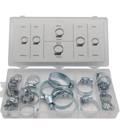 Set 26 Pezzi Kit Fascette Stringitubo Con Chiusura Asimmetrica 16-40mm Assortite