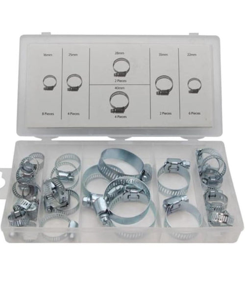 Set 26 Pezzi Kit Fascette Stringitubo Con Chiusura Asimmetrica 16-40mm Assortite
