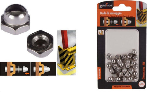 Set 26 Pz Dado Dadi Ciechi Esagonali M6 Serraggio 6mm Per Chiave Esagonale 94918 Fai da te/Ferramenta/Chiodi viti ed elementi di fissaggio/Kit di bulloni e dadi Trade Shop italia - Napoli, Commerciovirtuoso.it