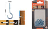 Set-27-Pezzi-Viti-Vite-A-Gancio-Ganci-2-X-25-Mm-Con-Filettatura-Per-Legno-90735