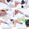 SET 27 STENCIL STAMPINO DISEGNI UNGHIE ADESIVI NAIL ART MANICURE DECORAZIONE Bellezza/Manicure e pedicure/Decorazioni per unghie/Attrezzatura per Nail Art/Glitter Trade Shop italia - Napoli, Commerciovirtuoso.it