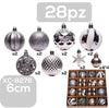 Set 28 Palline Natalizie Decorazioni 6 Cm Addobbi Per Albero Di Natale Xc-8276 Casa, arredamento e bricolage > Prodotti per Feste > Prodotti Natalizi Trade Shop italia - Napoli, Commerciovirtuoso.it