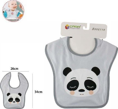 Set 2pz Bavetto Bavaglino Neonato Pappa Allattamento Bambini Panda 68333 Bavetta Prima infanzia/Allattamento e pappa/Bavaglini/Bavaglini Trade Shop italia - Napoli, Commerciovirtuoso.it