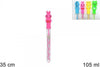 Set-2pz-Bolle-Sapone-105-Ml-Spada-Forma-Animali-Gioco-Divertimento-Bambini-35-Cm