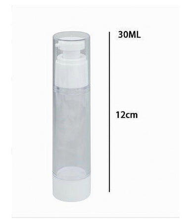 Set 2pz Bottiglia Da Viaggi Vuota Flacone Con Pompa Airless Per Creme 30ml 79406