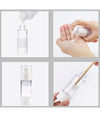 Set 2pz Bottiglia Da Viaggi Vuota Flacone Con Pompa Airless Per Creme 30ml 79406