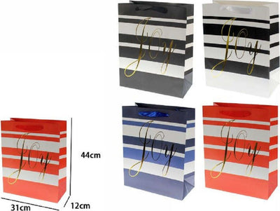 Set 2pz Buste Busta Da Regalo 44x31x12cm Sacchetto Scritta Joy 69960 Vari Colori Casa, arredamento e bricolage > Prodotti per Feste Trade Shop italia - Napoli, Commerciovirtuoso.it