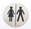 Set 2pz Cartelli Cartello Tondo Adesivo In Metallo Uomo Donna Porta Wc Bagno 6.5cm Cartelli Segnalatori Trade Shop italia - Napoli, Commerciovirtuoso.it