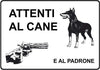 Set 2pz Cartello Attenti Al Cane E Al Padrone Segnaletica Sicurezza Avvertimento Fai da te/Sicurezza e protezione/Attrezzature per sicurezza sul lavoro/Segnaletica antinfortunistica Trade Shop italia - Napoli, Commerciovirtuoso.it