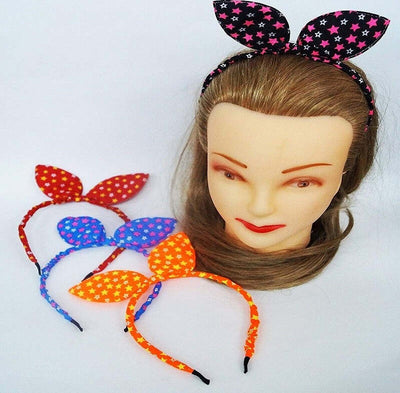 Set 2pz Cerchietto Frontino Retro Stelle Orecchie Fermacapelli Tessuto Fascia Accessori Bellezza/Cura dei capelli/Accessori styling capelli/Cerchietti e fasce per capelli Trade Shop italia - Napoli, Commerciovirtuoso.it