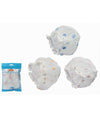 Set 2pz Cuffia Per Doccia Bagno Elastico Fantasia A Fiori Protegge Capelli 79482
