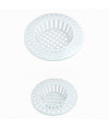 Set 2pz Filtro A Rete Raccogli Rifiuti Scarico Per Lavello Da 6/7cm Bianco 87629