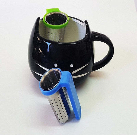 Filtro Per Infusore Da Tè In Acciaio Inox 304 – 5,3x3,1 Cm, Con Coperchio Apribile, Per Foglie Di Tè E Caffè, Riutilizzabile