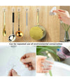 Set 2pz Ganci Adesivi Appendi Strofinacci Asciugamani Accappatoio Bagno Cucina 87756