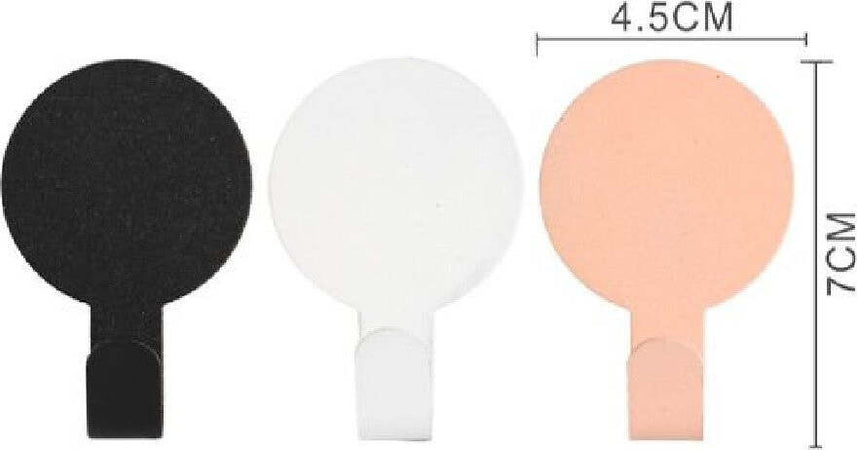 Set 2pz Ganci Appendini Autoadesivi Tondo Parete Casa Cucina Bagno 4,5x7cm 55921 Casa e cucina/Arredamento/Ingresso/Appendiabiti a parete Trade Shop italia - Napoli, Commerciovirtuoso.it