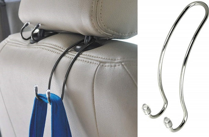 SET 2PZ GANCI SEDILE AUTO POGGIATESTA UNIVERSALE METALLO SUPPORTO BAGAGLI MANIGLIA BORSE Auto e Moto/Parti per auto/Allestimenti interni/Parti e accessori per sedili/Accessori per sedili Trade Shop italia - Napoli, Commerciovirtuoso.it
