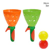Set 2pz Gioco Lancio Cattura Palline Giocattoli Bambini Per Interni Esterni 26cm 258370