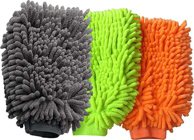 Set 2pz Guanto Lavaggio Ciniglia In Microfibra Lavare Guanti Panno Pulizia Auto Auto e Moto/Cura auto e moto/Spugne panni e spazzole/Panni Trade Shop italia - Napoli, Commerciovirtuoso.it