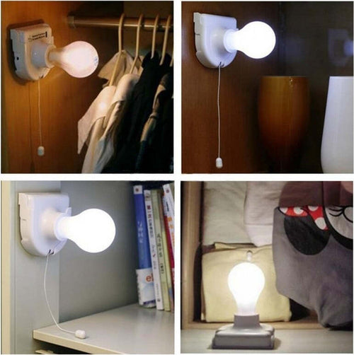 SET 2PZ LUCI LED LAMPADINE BULBI PORTATILI SENZA FILI INTERRUTTORE ADESIVE A BATTERIE Illuminazione/Lampadine/Lampadine a LED Trade Shop italia - Napoli, Commerciovirtuoso.it