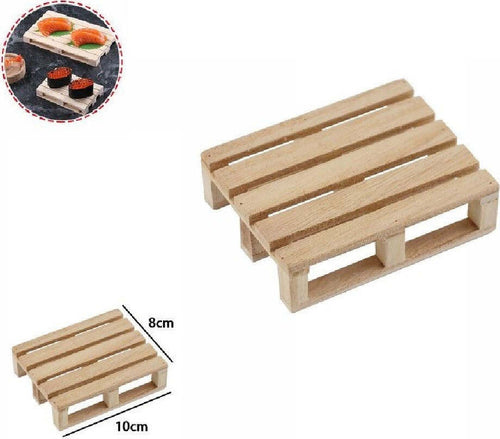 Set 2pz Mini Pallet Di Legno Bancale Vassoio Piatto Sottobicchiere 10x8cm 74031a Casa, arredamento e bricolage > Cucina > Monouso Trade Shop italia - Napoli, Commerciovirtuoso.it