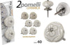 Set 2pz Pomelli In Ceramica Mobili Multiuso Pomello 40mm Decori Assortiti 843044 Fai da te/Ferramenta/Minuteria per mobili/Manopole Trade Shop italia - Napoli, Commerciovirtuoso.it