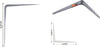 Set 2pz Reggimensola Supporto Staffa Triangolo Mensola Metallo 25cm Grigio 91264 Fai da te/Ferramenta/Staffe e supporti per mensole Trade Shop italia - Napoli, Commerciovirtuoso.it