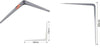 Set 2pz Reggimensola Supporto Staffa Triangolo Mensola Metallo 30cm Grigio 91265 Fai da te/Ferramenta/Staffe e supporti per mensole Trade Shop italia - Napoli, Commerciovirtuoso.it