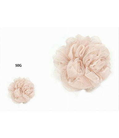 Set 2pz Spugna A Rete Spugnetta Doccia Bagno Esfoliazione Pelle Corpo Rosa 79577