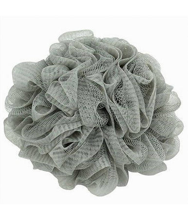 Set 2pz Spugna Rete Spugnetta Doccia Bagno Esfoliazione Pelle Corpo Grigia 79581